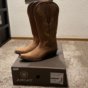 Heritage X Toe Elastic Wide Calf Western Boot size 7.5